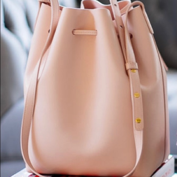 Mansur Gavriel Handbags - Mansur Gabriel Calfskin mini bucket bag - Rosa
